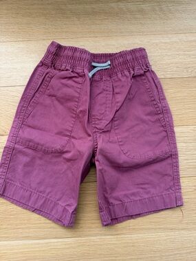 Boy's Crewcuts Pink Elastic Cotton Woven Shorts Size 5